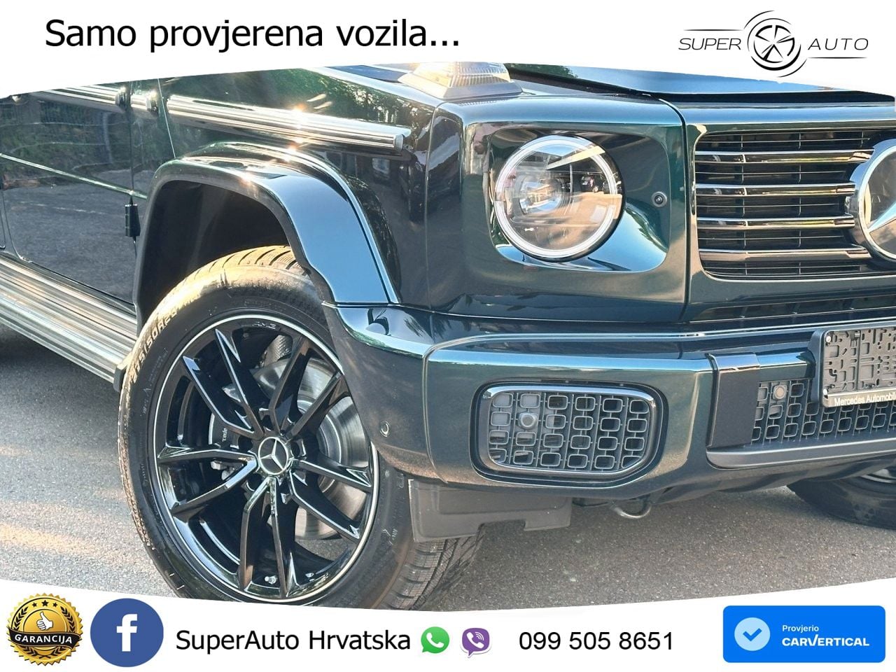 Mercedes G 450d Long (367 KS) 4MATIC 9G-TRONIC Exclusive LED+GR SJED+ACC