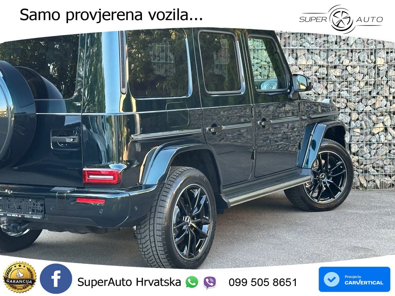 Mercedes G 450d Long (367 KS) 4MATIC 9G-TRONIC Exclusive LED+GR SJED+ACC