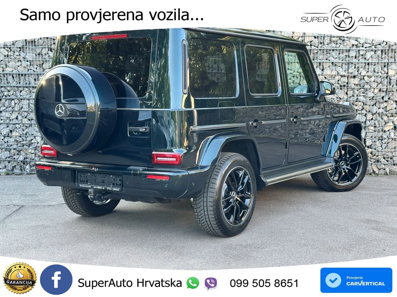 Mercedes G 450d Long (367 KS) 4MATIC 9G-TRONIC Exclusive LED+GR SJED+ACC