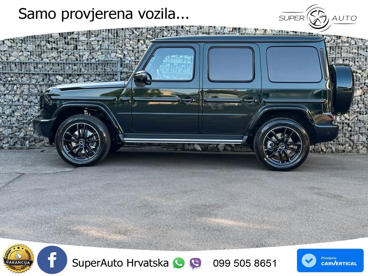 Mercedes G 450d Long (367 KS) 4MATIC 9G-TRONIC Exclusive LED+GR SJED+ACC
