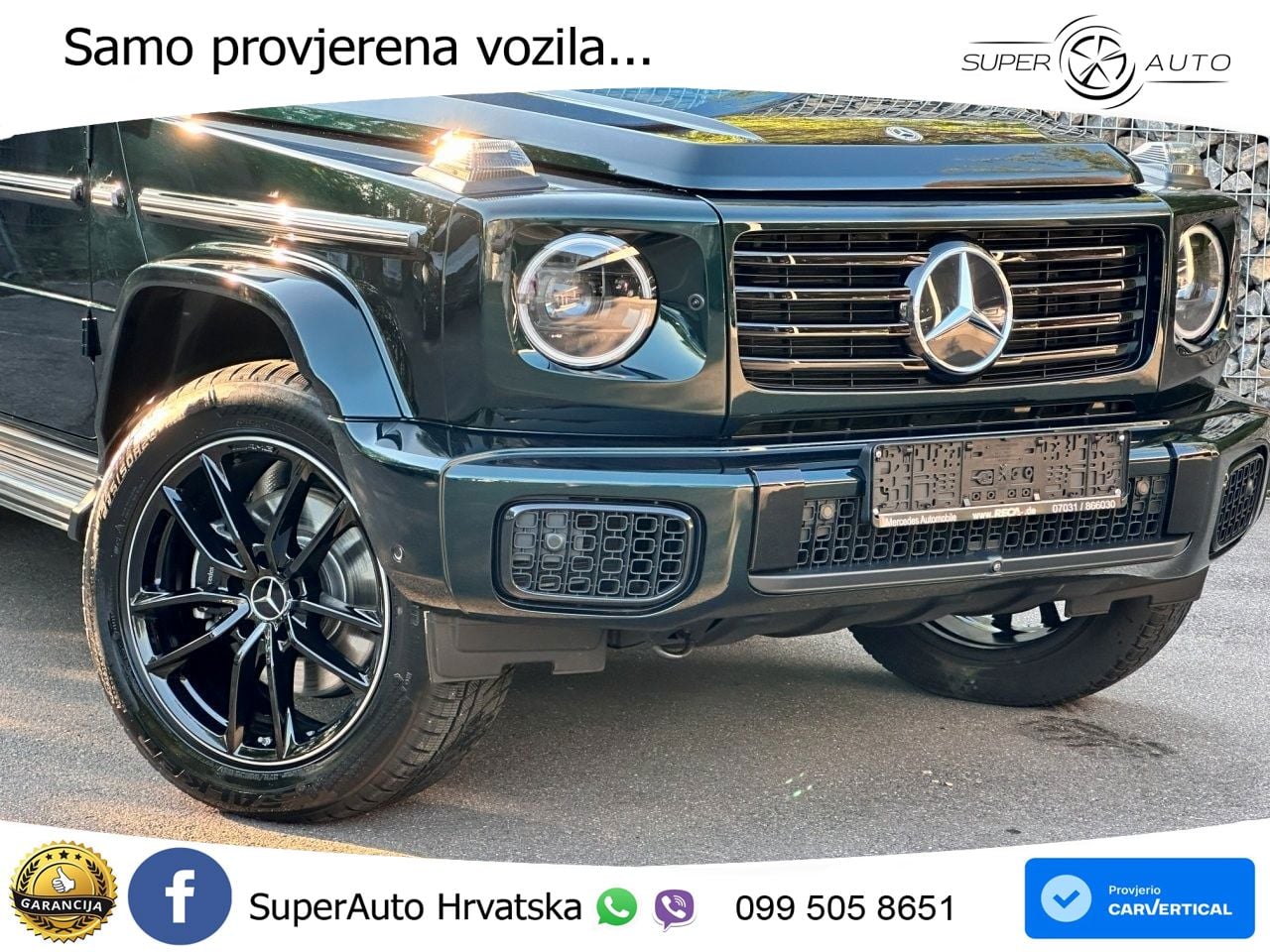 Mercedes G 450d Long (367 KS) 4MATIC 9G-TRONIC Exclusive LED+GR SJED+ACC
