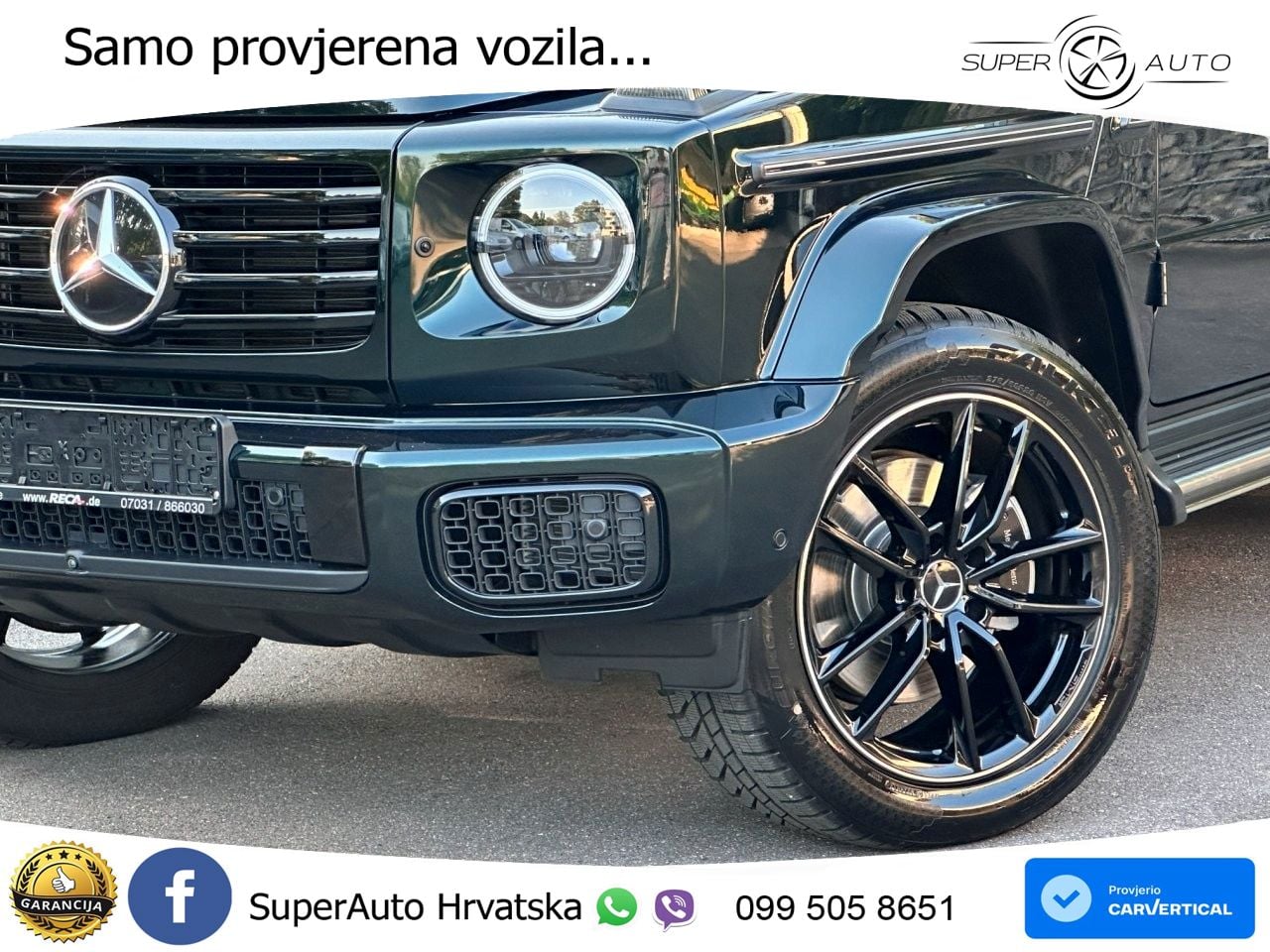 Mercedes G 450d Long (367 KS) 4MATIC 9G-TRONIC Exclusive LED+GR SJED+ACC