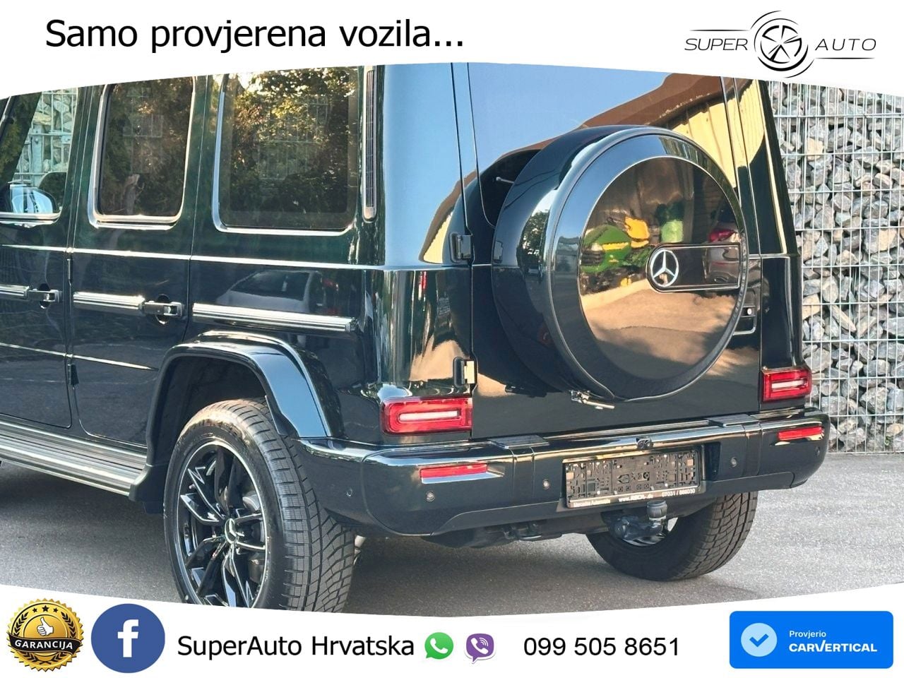Mercedes G 450d Long (367 KS) 4MATIC 9G-TRONIC Exclusive LED+GR SJED+ACC
