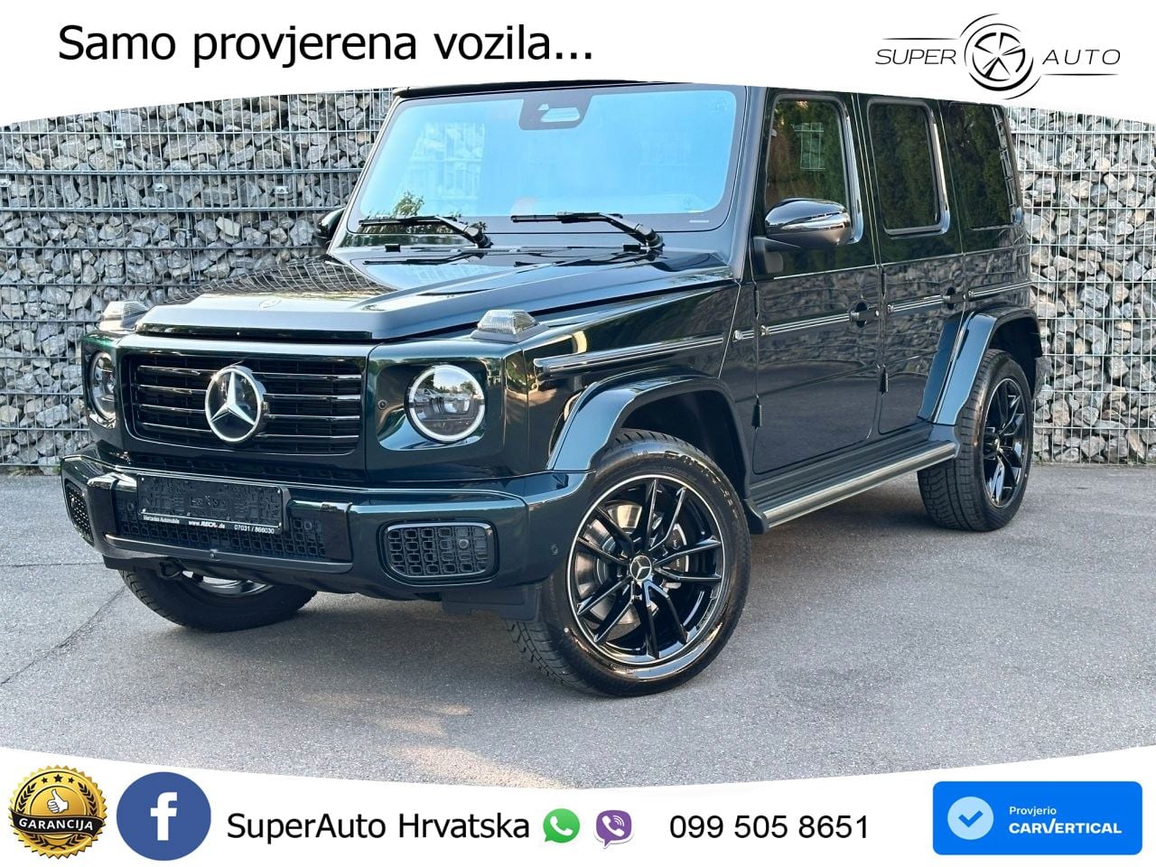 Mercedes G 450d Long (367 KS) 4MATIC 9G-TRONIC Exclusive LED+GR SJED+ACC