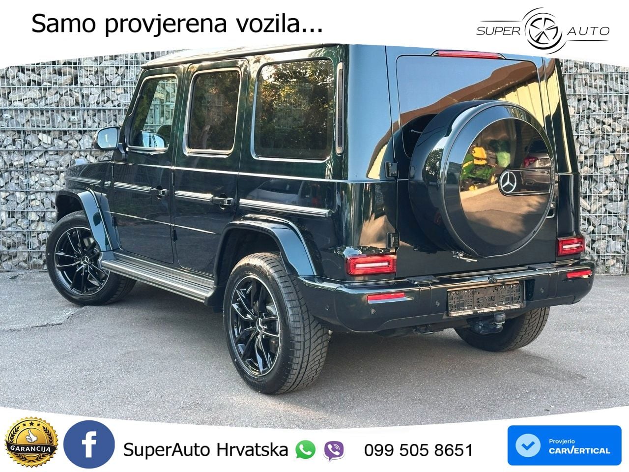 Mercedes G 450d Long (367 KS) 4MATIC 9G-TRONIC Exclusive LED+GR SJED+ACC