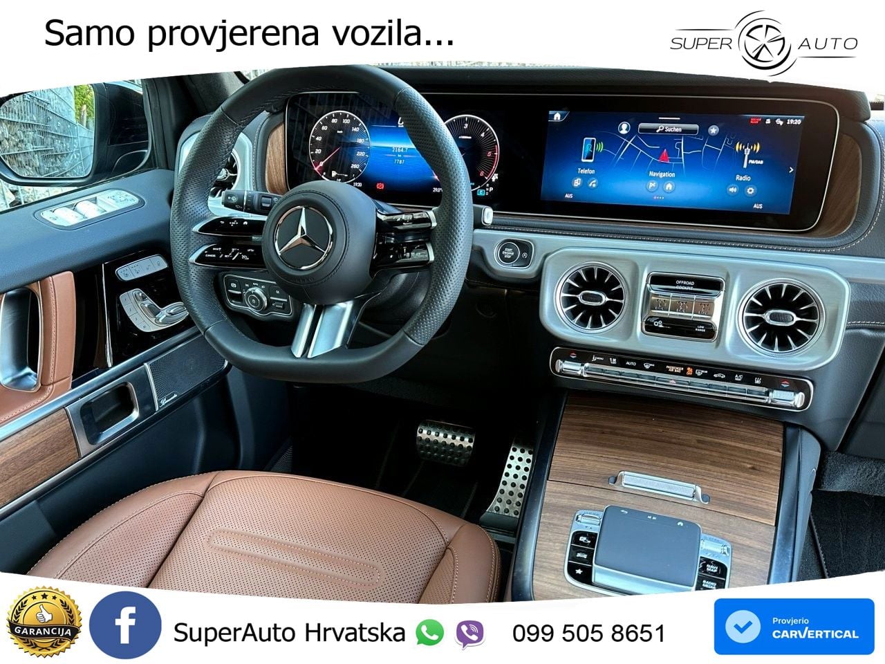 Mercedes G 450d Long (367 KS) 4MATIC 9G-TRONIC Exclusive LED+GR SJED+ACC