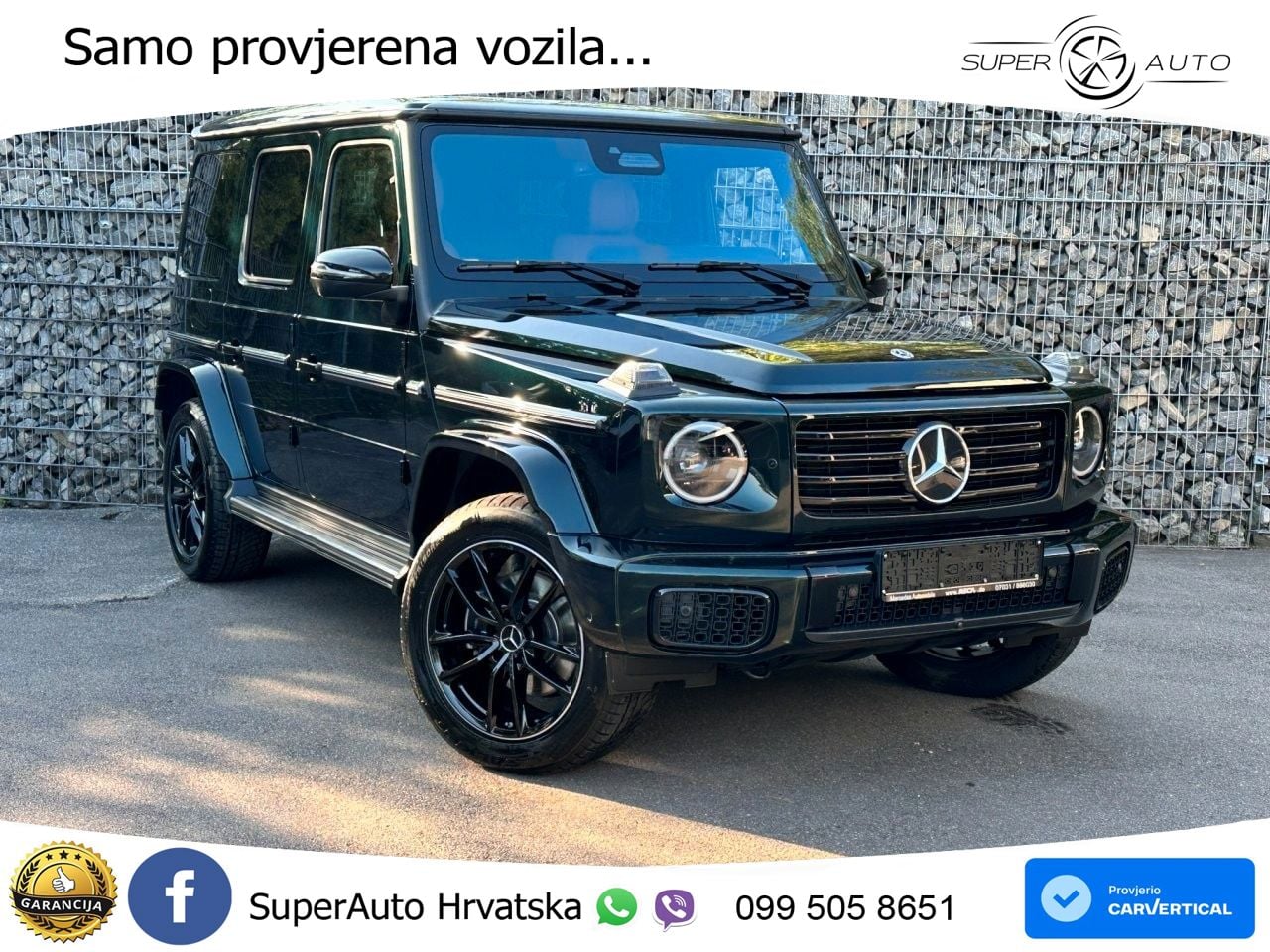 Mercedes G 450d Long (367 KS) 4MATIC 9G-TRONIC Exclusive LED+GR SJED+ACC