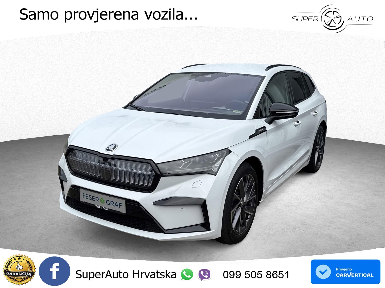 Škoda Enyaq iV 80x 82 kWh (265 KS) AWD SportLine LED+GR SJED+ACC
