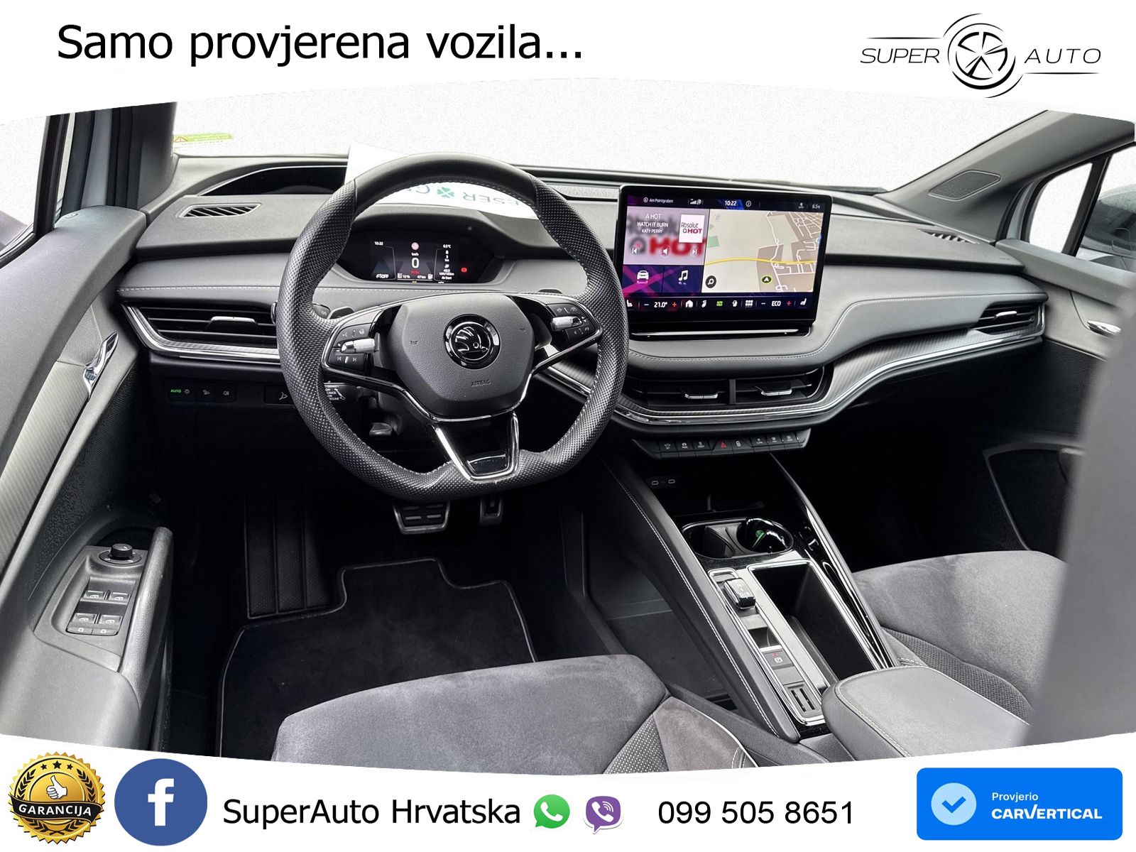 Škoda Enyaq iV 80x 82 kWh (265 KS) AWD SportLine LED+GR SJED+ACC