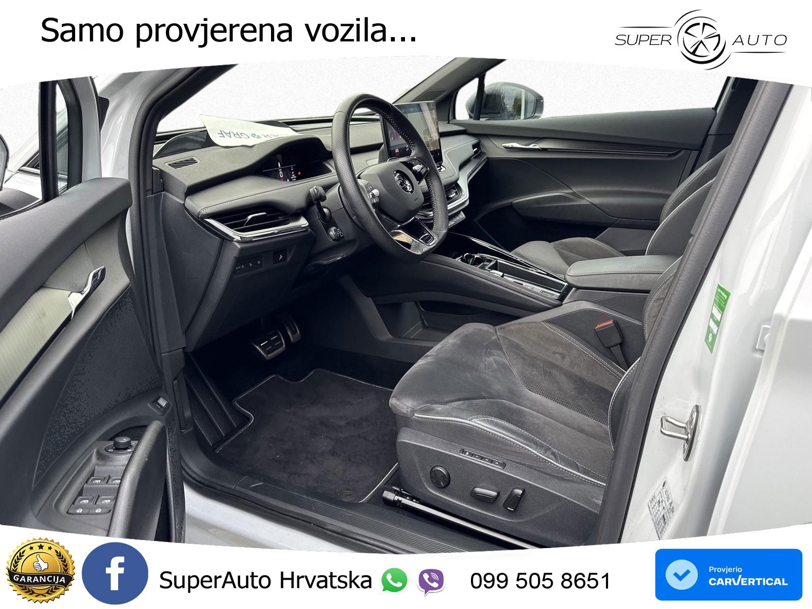 Škoda Enyaq iV 80x 82 kWh (265 KS) AWD SportLine LED+GR SJED+ACC