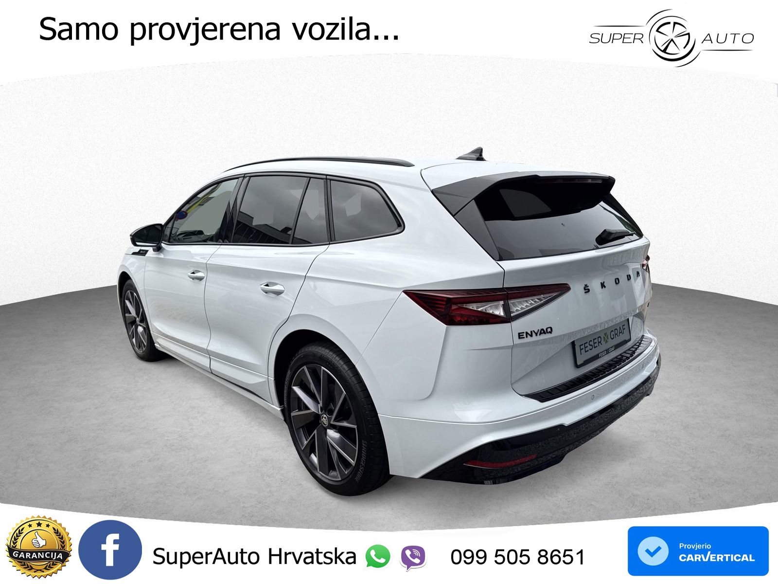 Škoda Enyaq iV 80x 82 kWh (265 KS) AWD SportLine LED+GR SJED+ACC