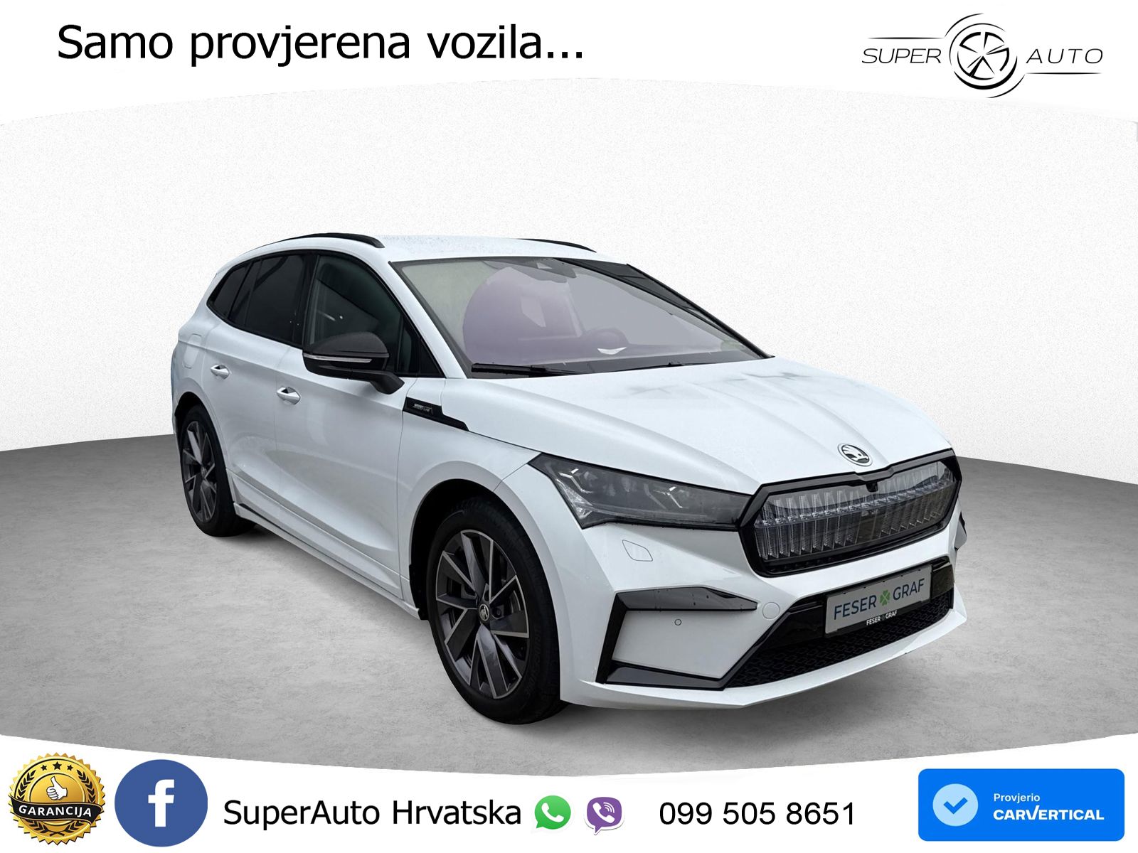 Škoda Enyaq iV 80x 82 kWh (265 KS) AWD SportLine LED+GR SJED+ACC
