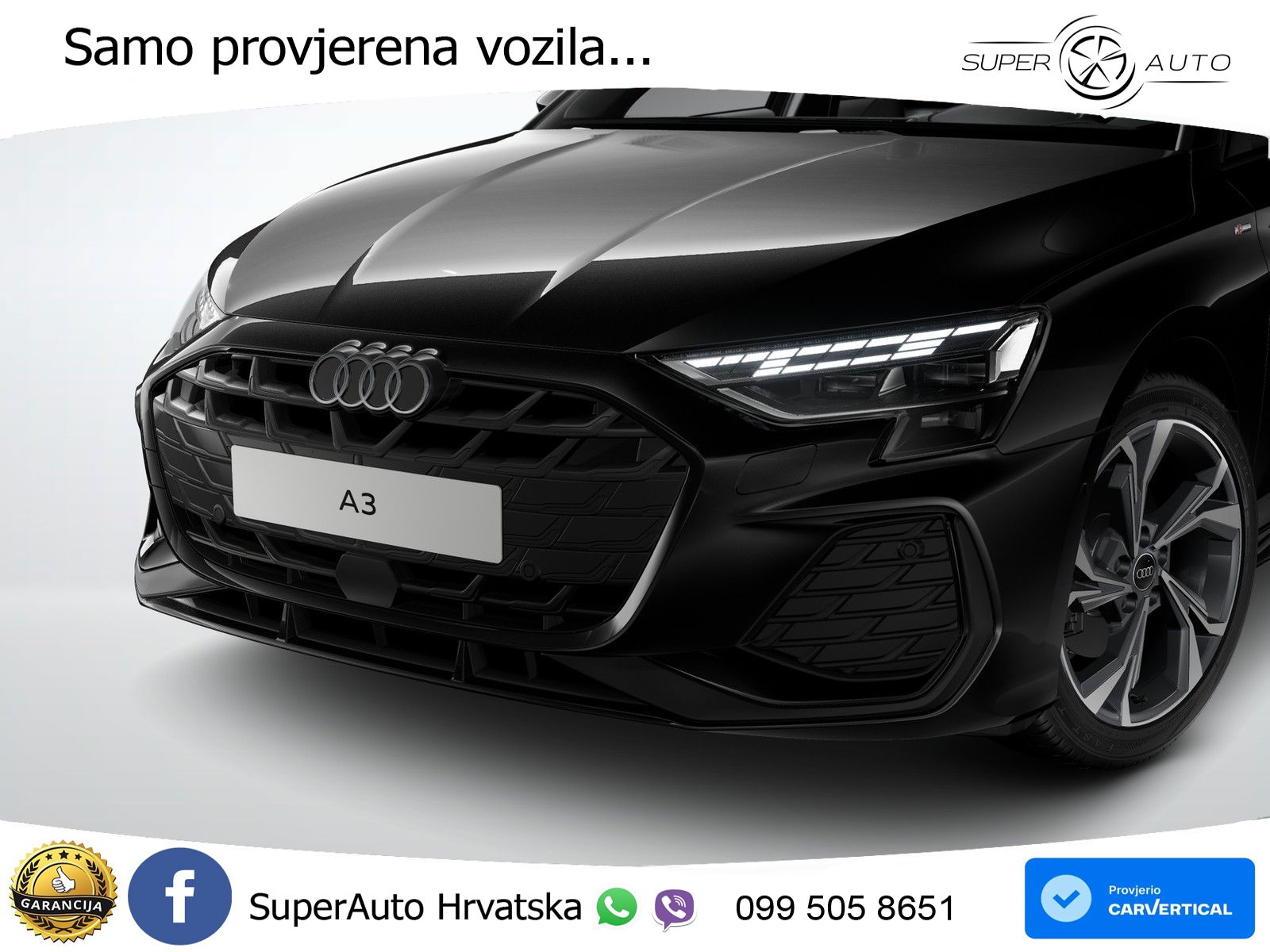 Audi A3 Sportback 40 TFSI (204 KS) quattro S tronic S line LED+GR SJED+ACC