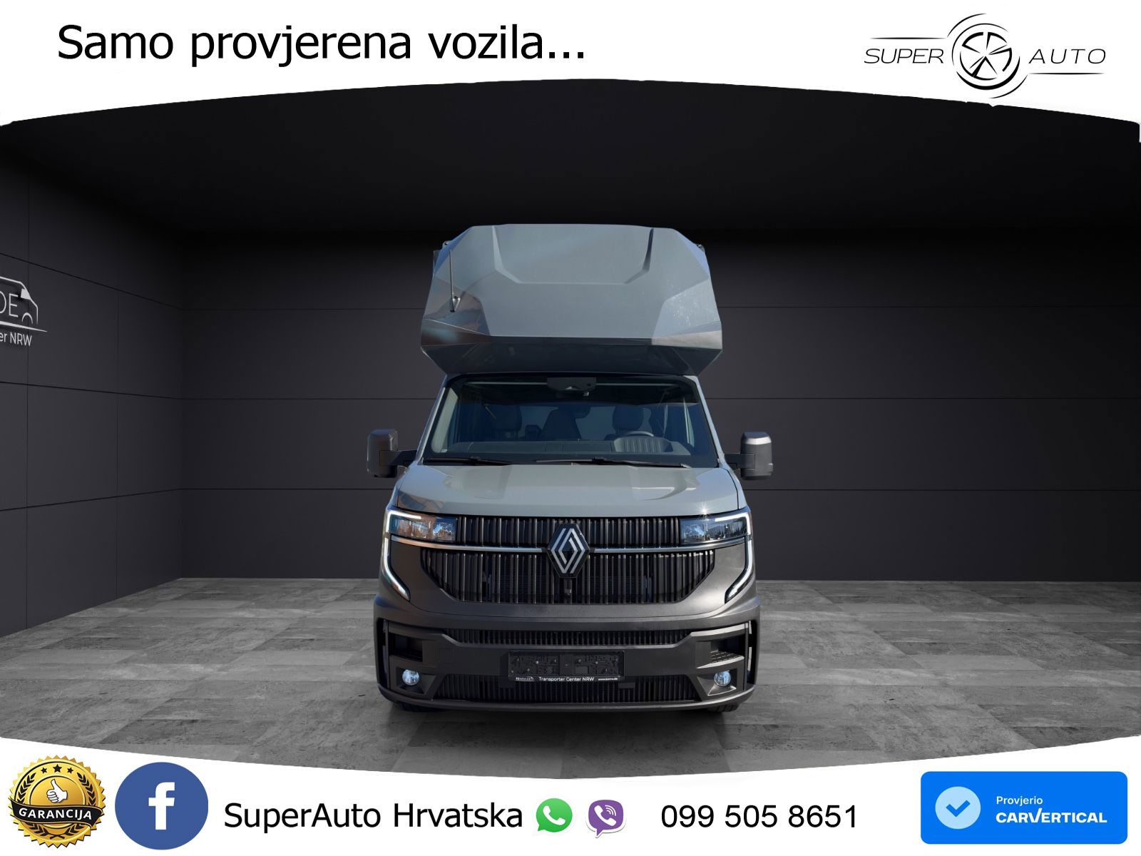Renault Master Schiebeplane Schlafkabine 10 Palletten 170 KS