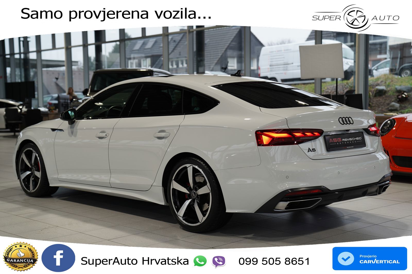 Audi A5 Sportback  40 TFSI (204 KS) S tronic S line LED+GR SJED+ACC