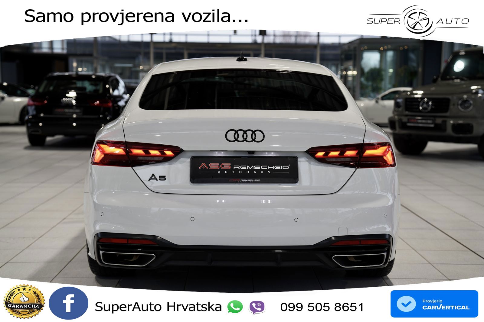Audi A5 Sportback  40 TFSI (204 KS) S tronic S line LED+GR SJED+ACC