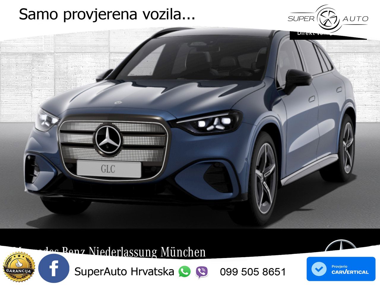 Mercedes GLC 400 94 kWh (489 KS) 4MATIC EQ Technology AMG LED+GR SJED+ACC