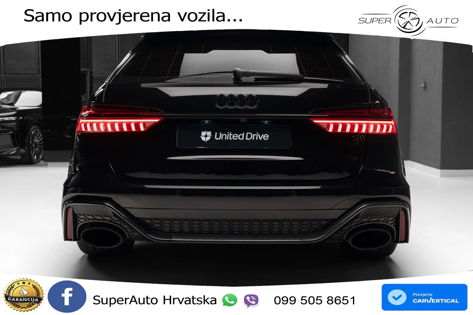 Audi RS6 Avant 4.0 TFSI V8 (600 KS) quattro Tiptronic LED+GR SJED+ACC