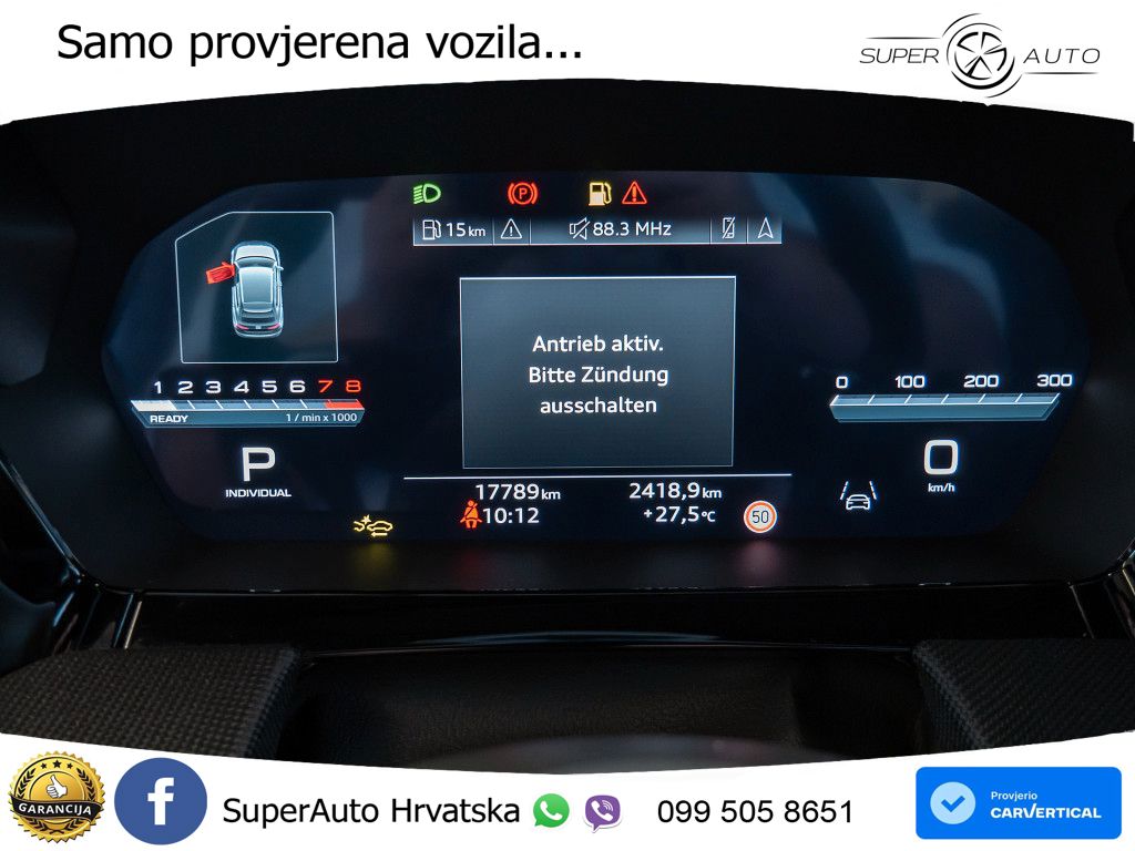 Audi S3 2.0 TFSI (333 KS) quattro S tronic LED+GR SJED+ACC