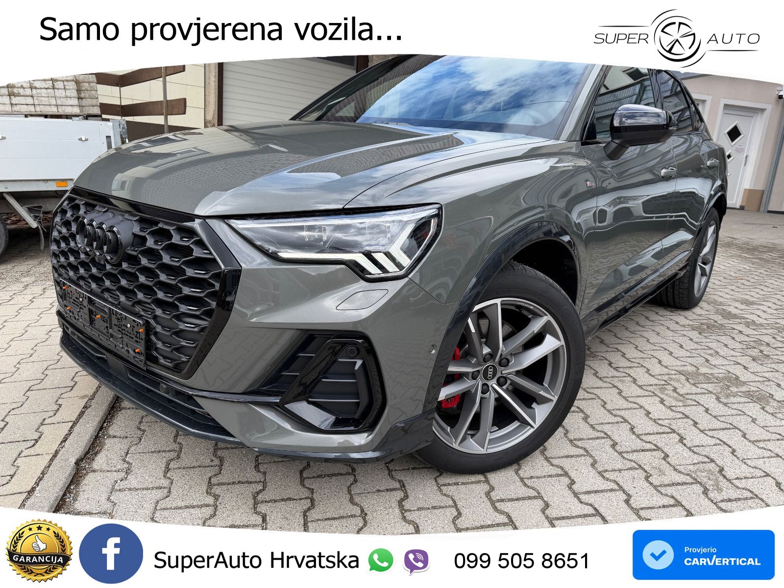 Audi Q3 II Sportback 40 TFSI (190 KS) quattro S tronic S line MATRIX+GR SJED+KAM