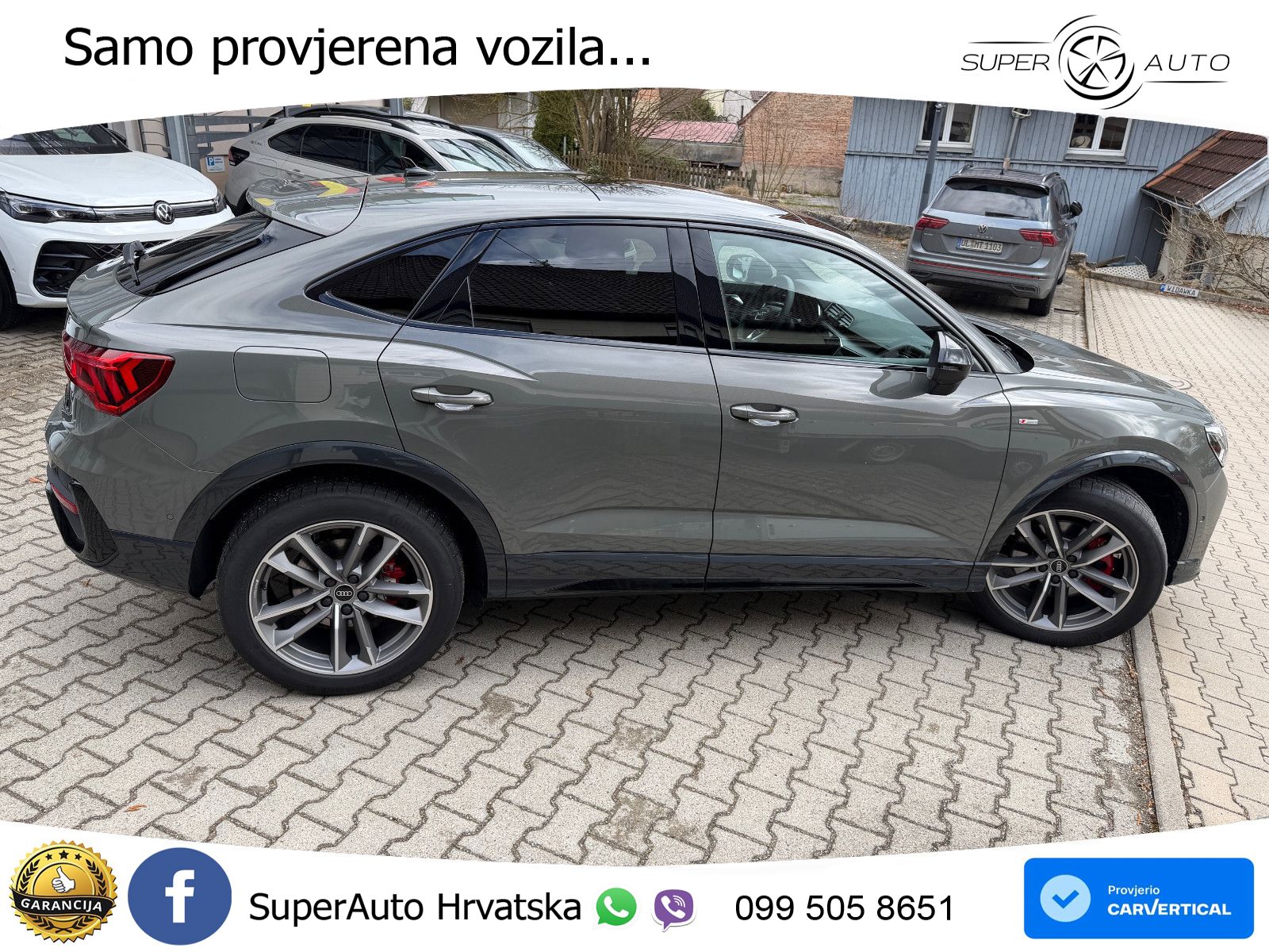 Audi Q3 II Sportback 40 TFSI (190 KS) quattro S tronic S line MATRIX+GR SJED+KAM