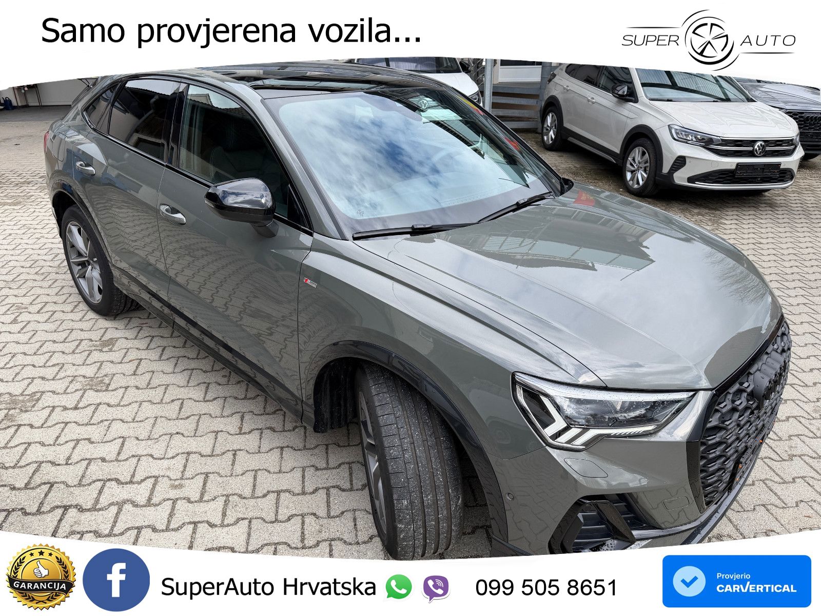Audi Q3 II Sportback 40 TFSI (190 KS) quattro S tronic S line MATRIX+GR SJED+KAM