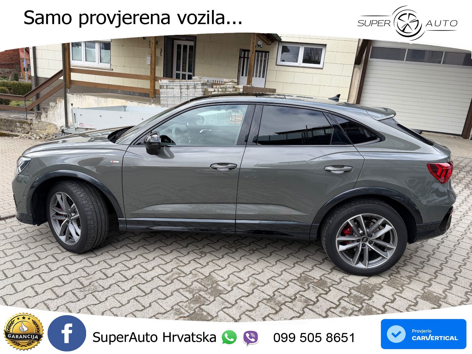 Audi Q3 II Sportback 40 TFSI (190 KS) quattro S tronic S line MATRIX+GR SJED+KAM
