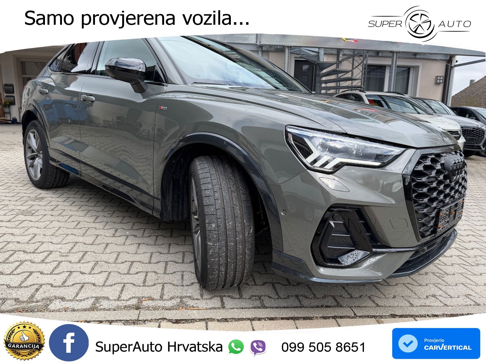 Audi Q3 II Sportback 40 TFSI (190 KS) quattro S tronic S line MATRIX+GR SJED+KAM