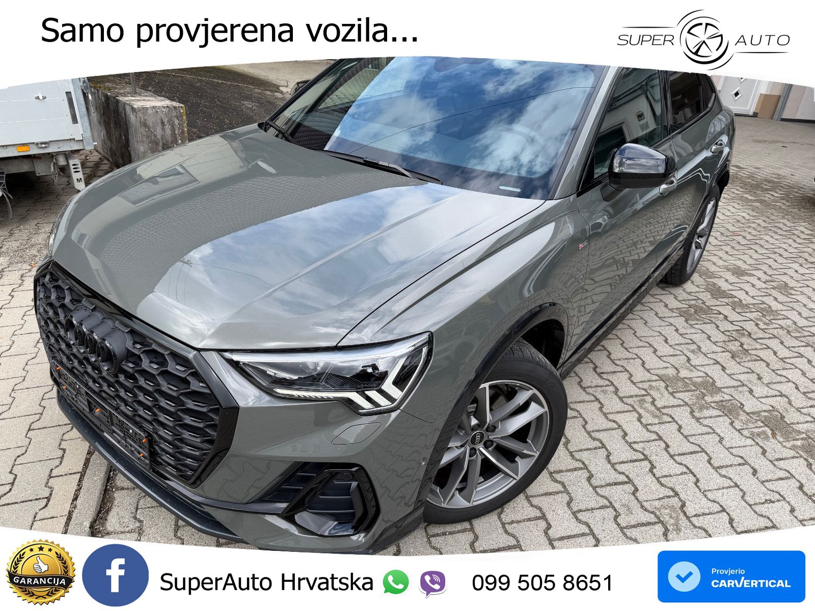 Audi Q3 II Sportback 40 TFSI (190 KS) quattro S tronic S line MATRIX+GR SJED+KAM