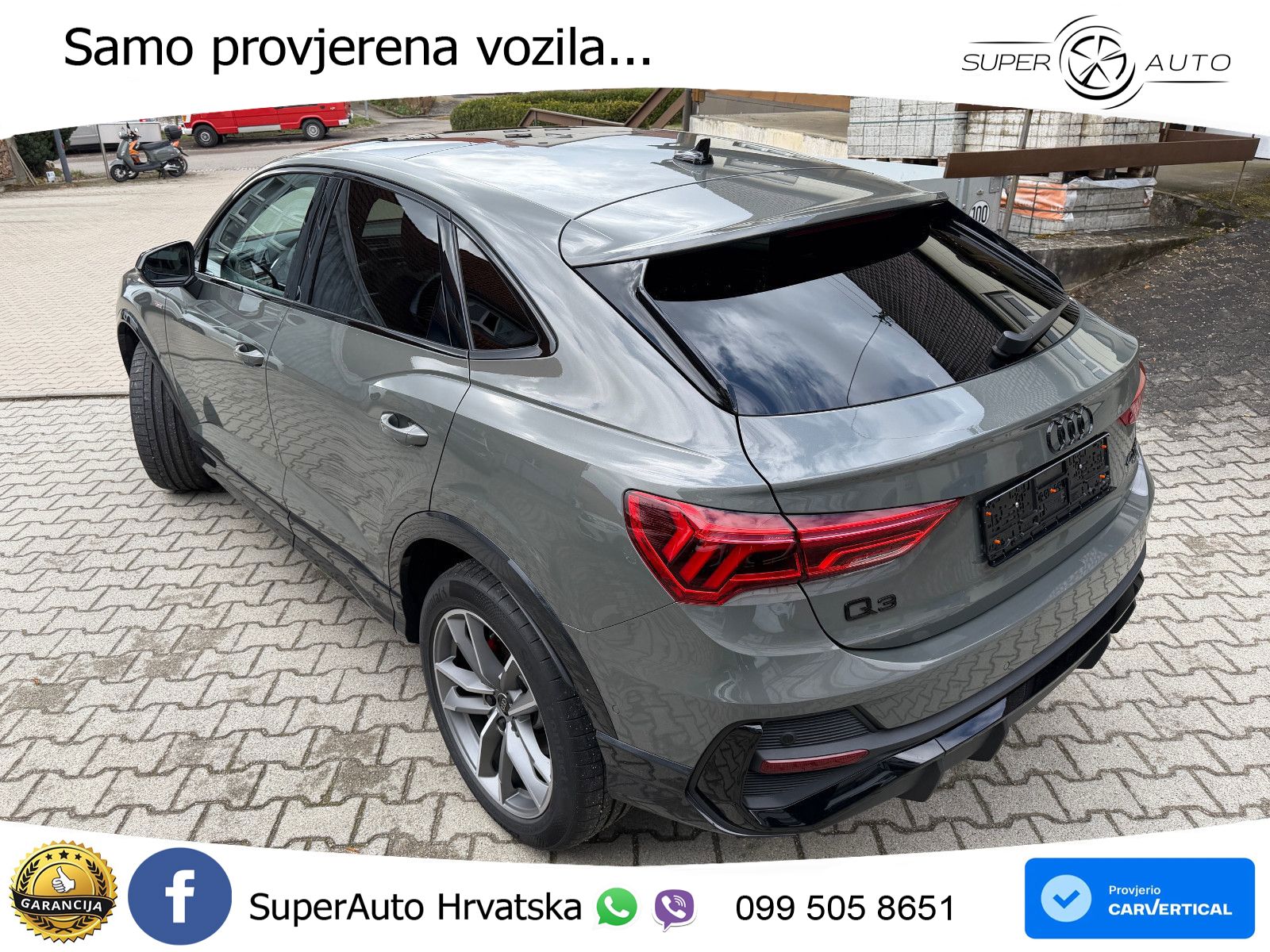 Audi Q3 II Sportback 40 TFSI (190 KS) quattro S tronic S line MATRIX+GR SJED+KAM