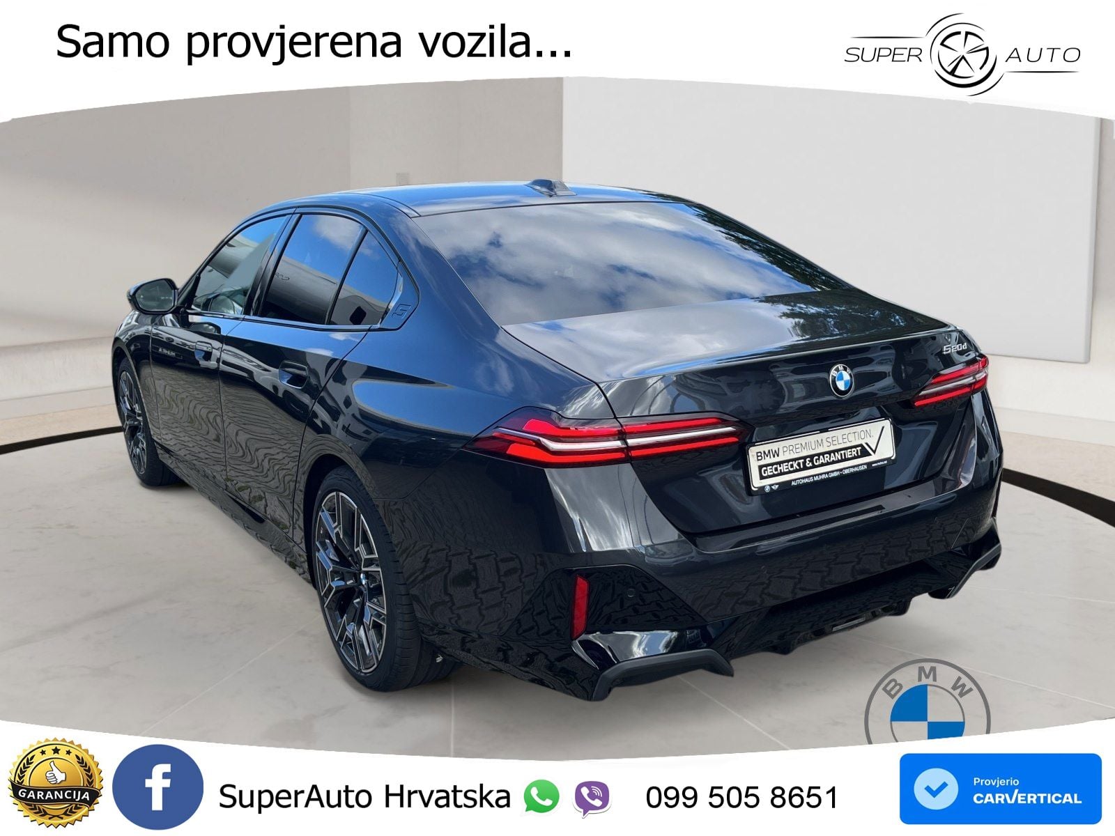 BMW 520d (197 KS) Steptronic M Sport LED+GR SJED+ACC