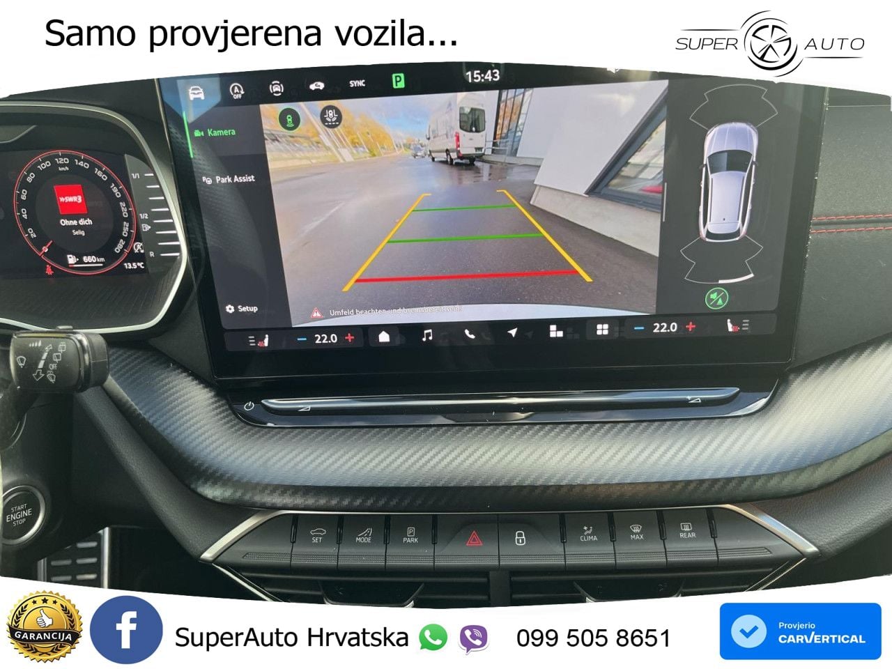 Škoda Octavia Combi RS 2.0 TSI (265 KS) DSG MATRIX+GR SJED+KAM