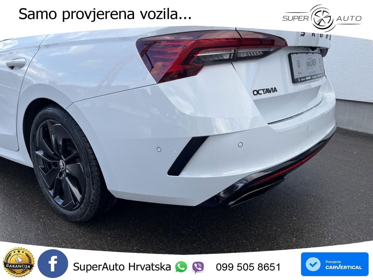 Škoda Octavia Combi RS 2.0 TSI (265 KS) DSG MATRIX+GR SJED+KAM