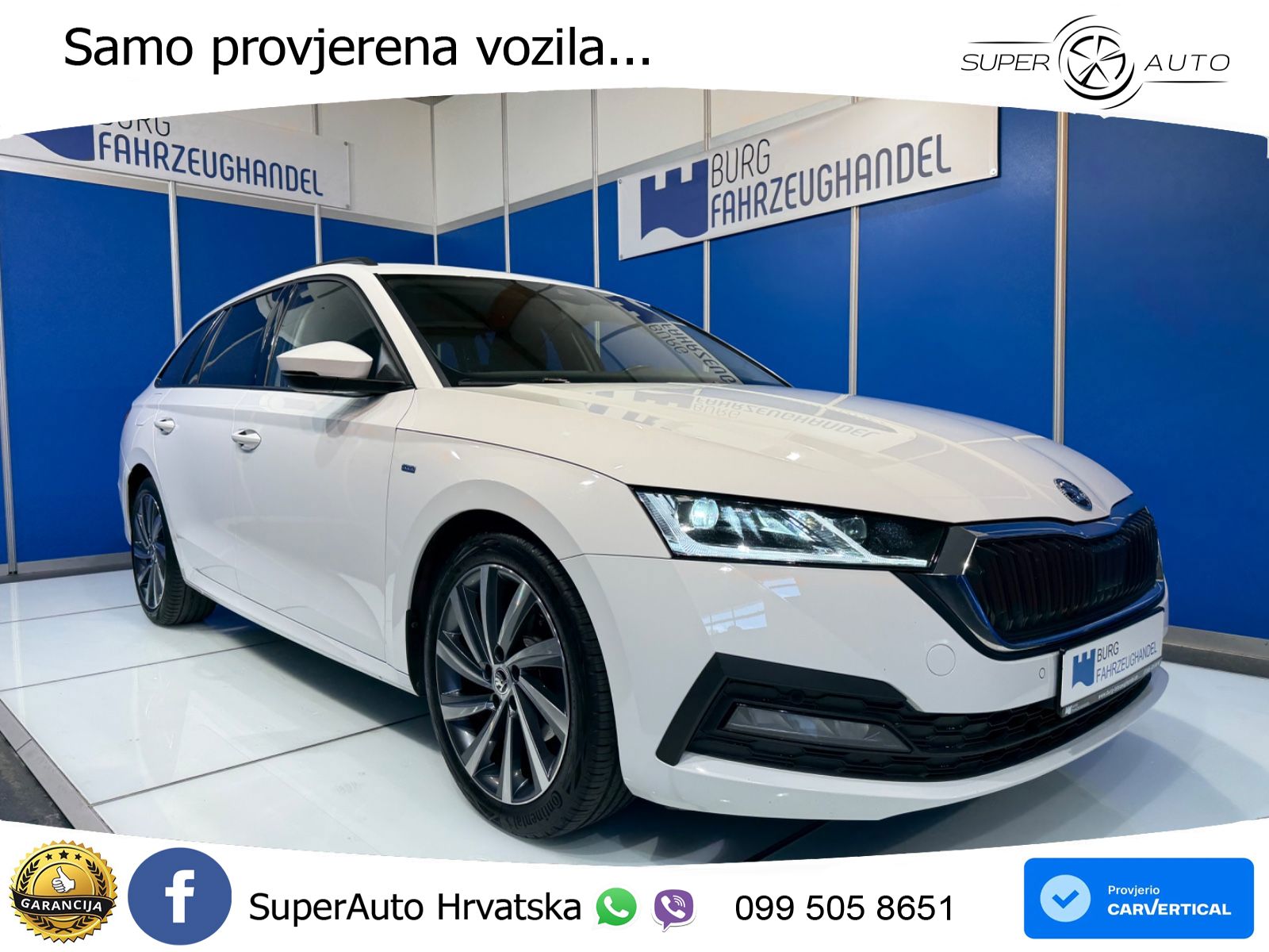 Škoda Octavia Combi 2.0 TDI (150 KS) DSG LED+GR SJED+ACC