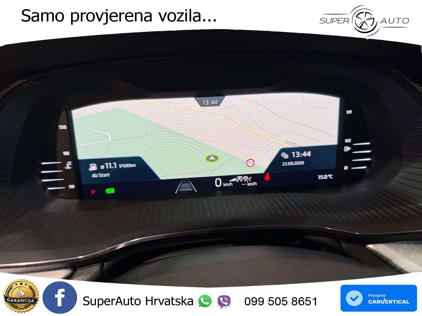 Škoda Octavia Combi 2.0 TDI (150 KS) DSG LED+GR SJED+ACC