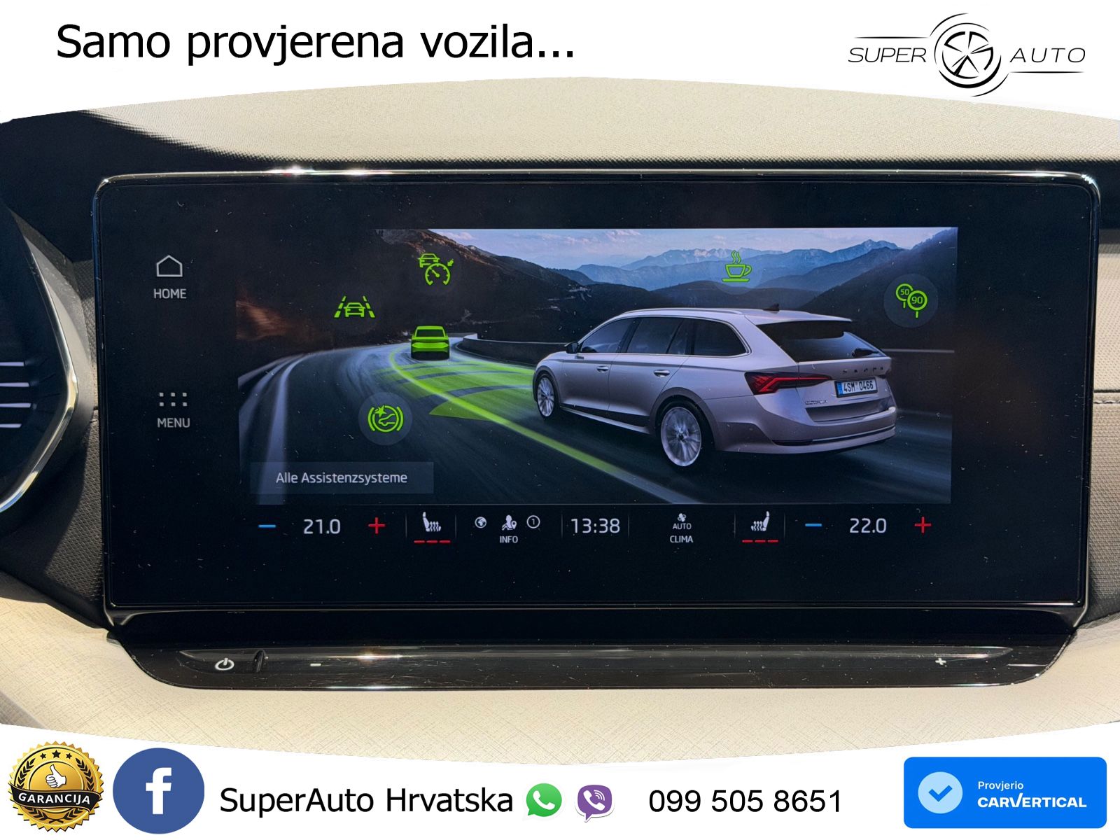 Škoda Octavia Combi 2.0 TDI (150 KS) DSG LED+GR SJED+ACC