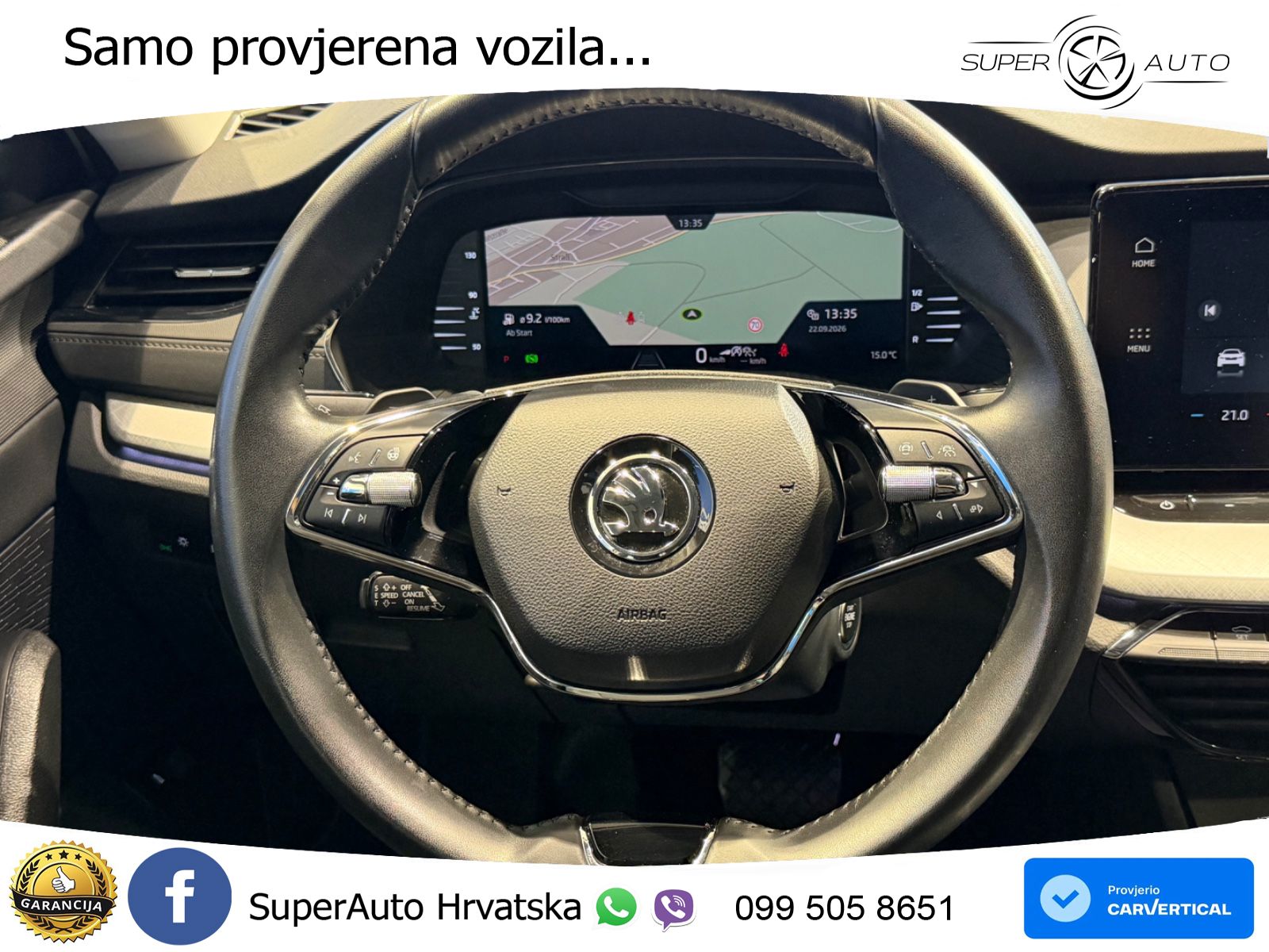 Škoda Octavia Combi 2.0 TDI (150 KS) DSG LED+GR SJED+ACC