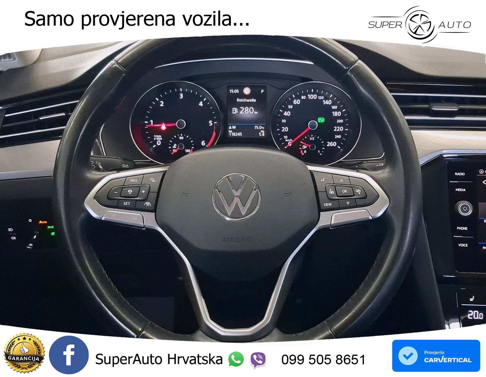 Volkswagen Passat Variant 2.0 TDI (150 KS) DSG Business LED+GR SJED+ACC