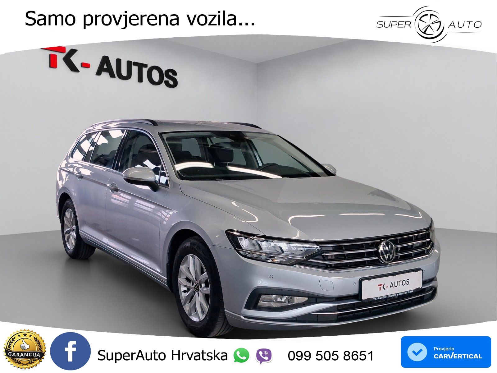 Volkswagen Passat Variant 2.0 TDI (150 KS) DSG Business LED+GR SJED+ACC