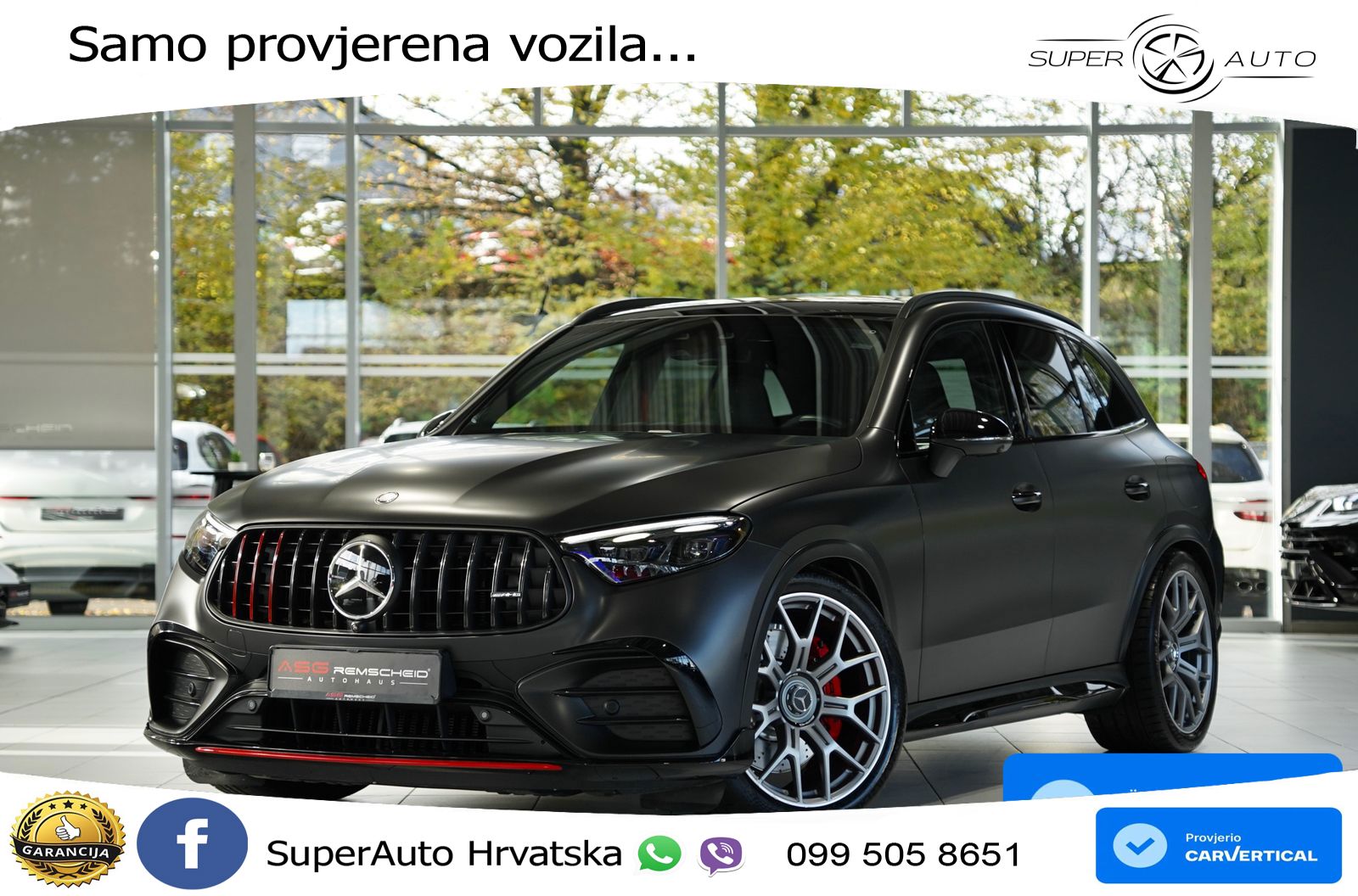 Mercedes AMG GLC 63 S E PERFORMANCE (680 KS) 4MATIC+ AMG SPEEDSHIFT MCT 9G ACC+HEAD+4xGR SJED+360+PANO