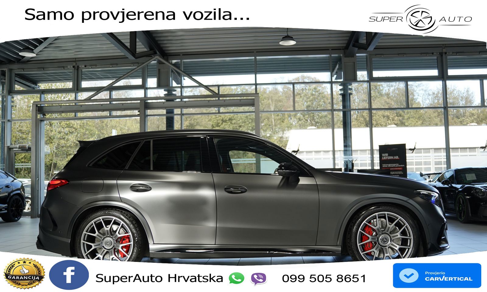 Mercedes AMG GLC 63 S E PERFORMANCE (680 KS) 4MATIC+ AMG SPEEDSHIFT MCT 9G ACC+HEAD+4xGR SJED+360+PANO