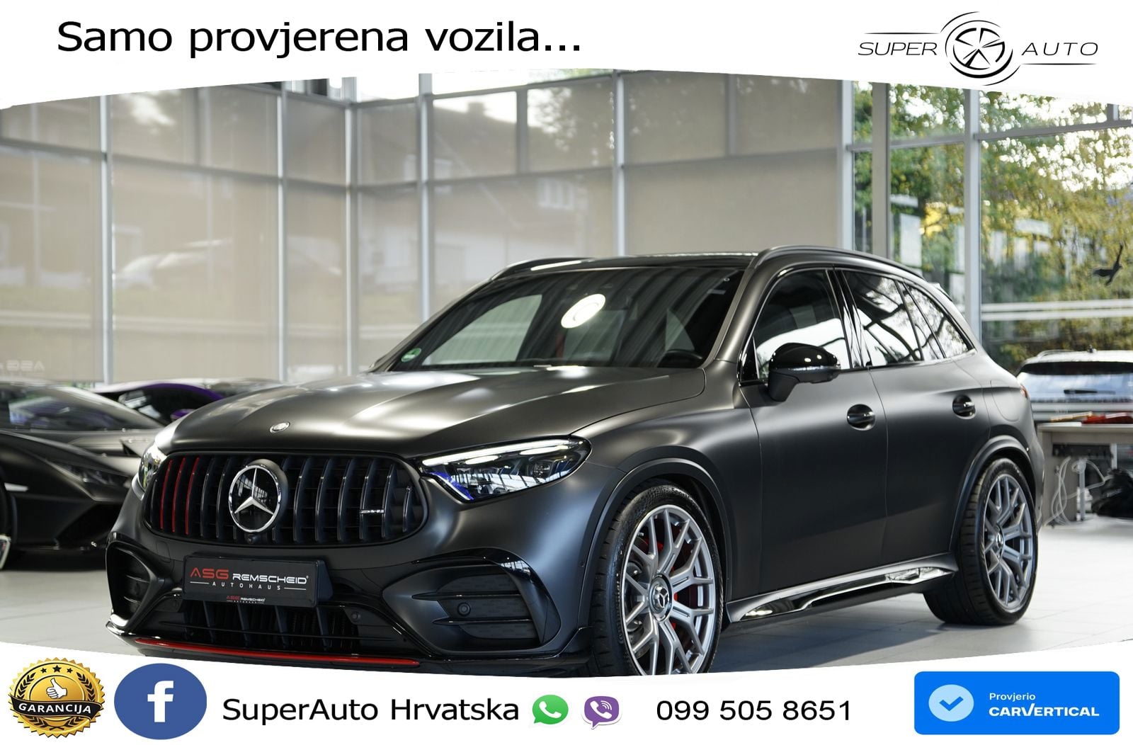 Mercedes AMG GLC 63 S E PERFORMANCE (680 KS) 4MATIC+ AMG SPEEDSHIFT MCT 9G ACC+HEAD+4xGR SJED+360+PANO