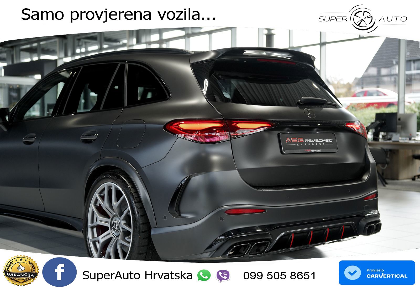Mercedes AMG GLC 63 S E PERFORMANCE (680 KS) 4MATIC+ AMG SPEEDSHIFT MCT 9G ACC+HEAD+4xGR SJED+360+PANO