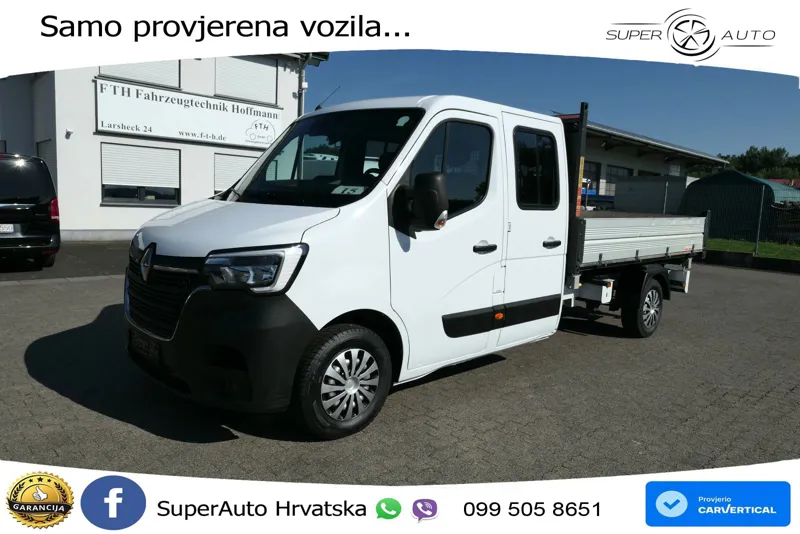Renault Master L3 Doka 3 Seiten Kipper Klima AHK 145 KS