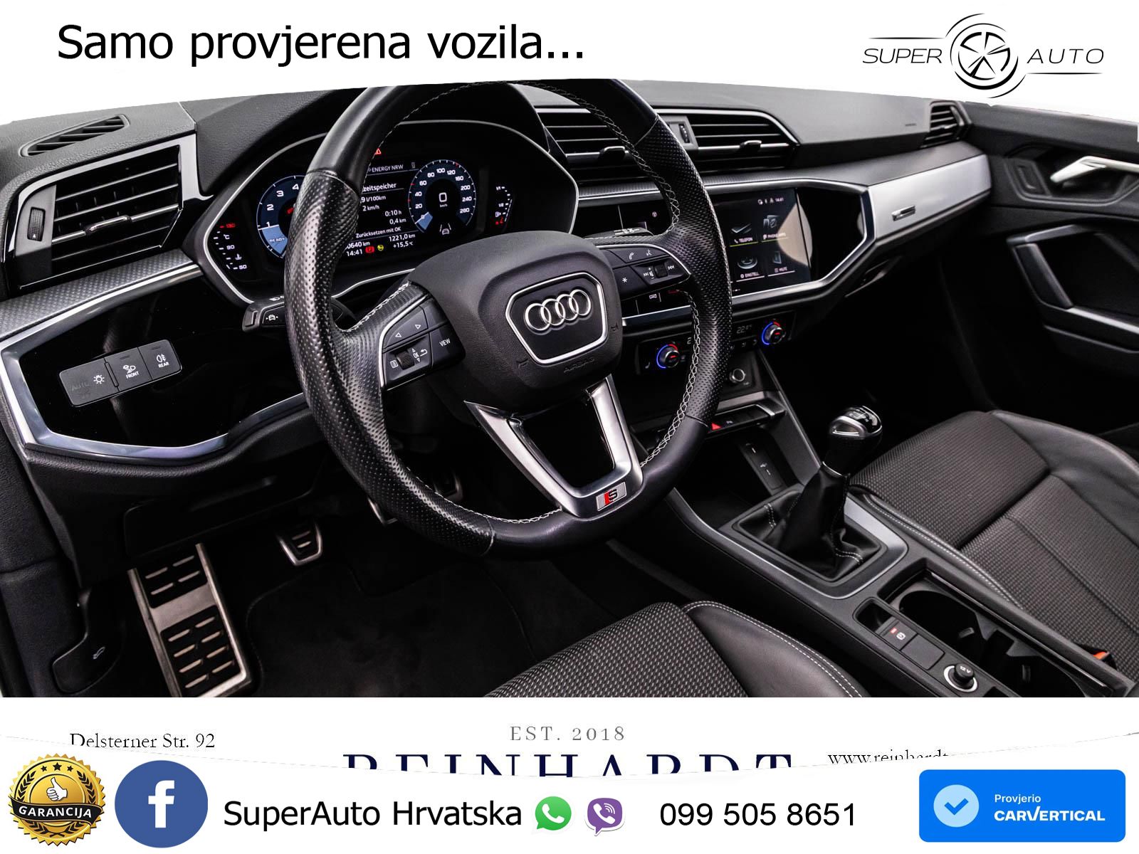 Audi Q3 II Sportback 35 TFSI (150 KS) S line LED+GR SJED+ACC