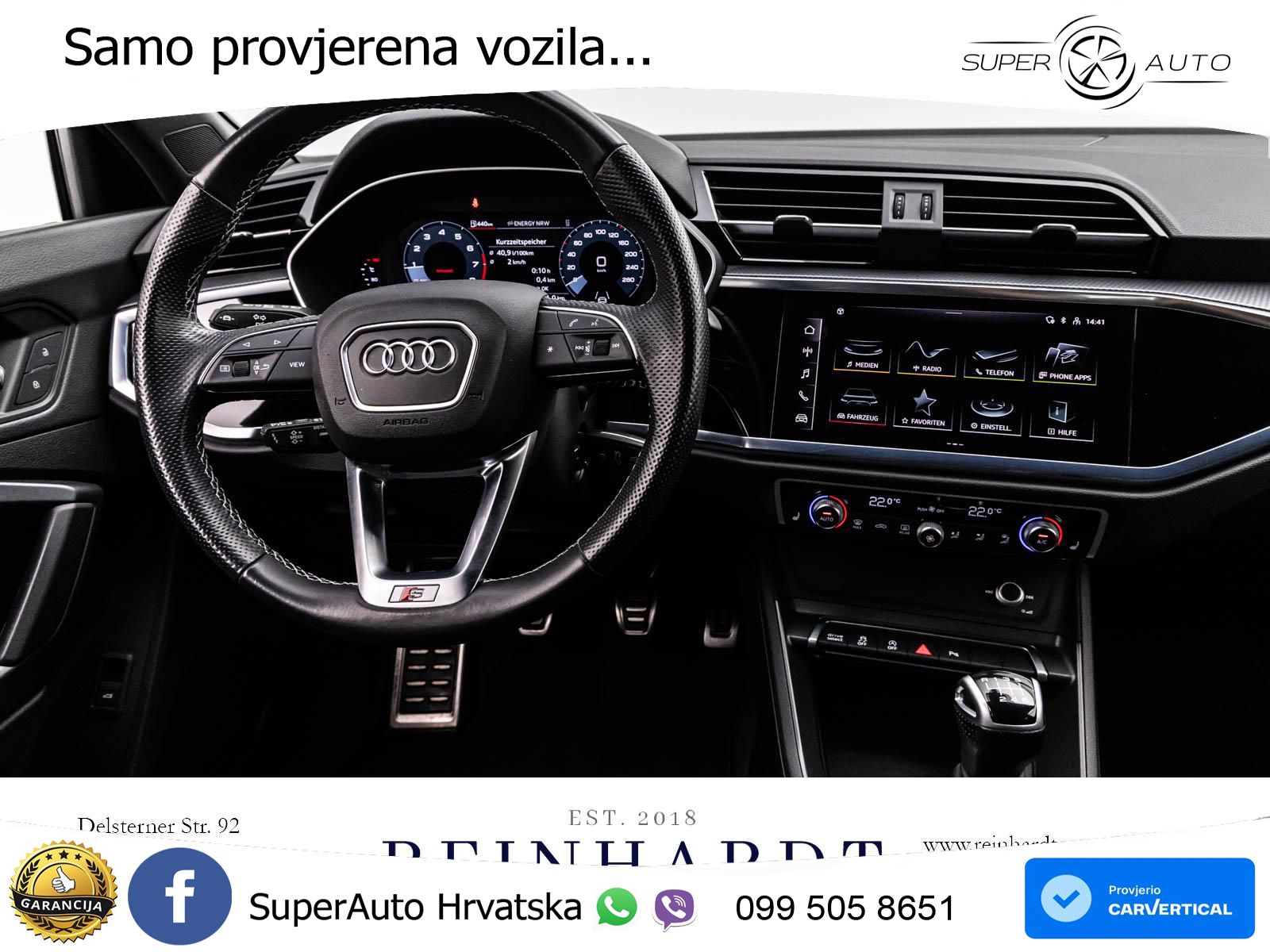 Audi Q3 II Sportback 35 TFSI (150 KS) S line LED+GR SJED+ACC