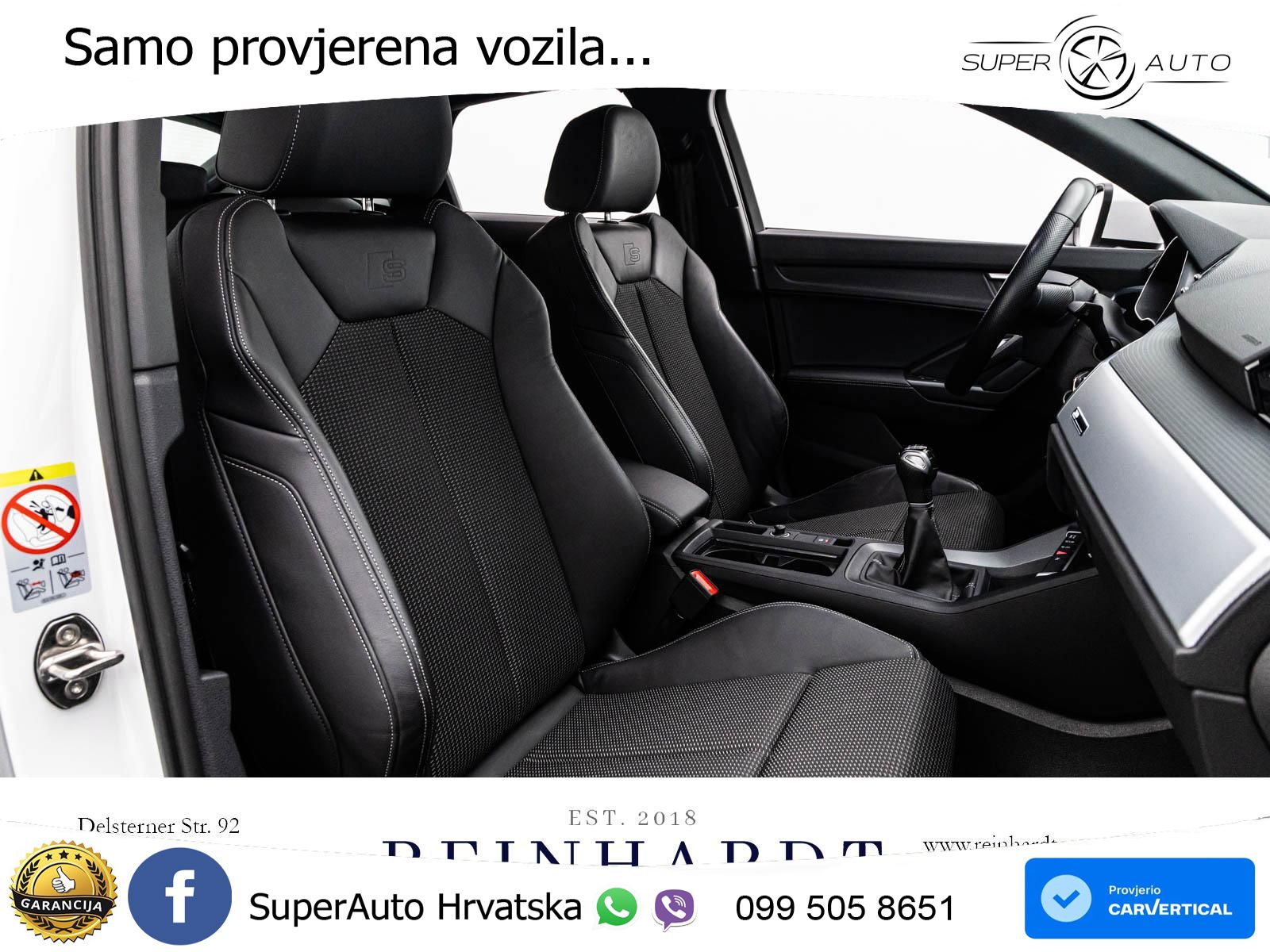 Audi Q3 II Sportback 35 TFSI (150 KS) S line LED+GR SJED+ACC