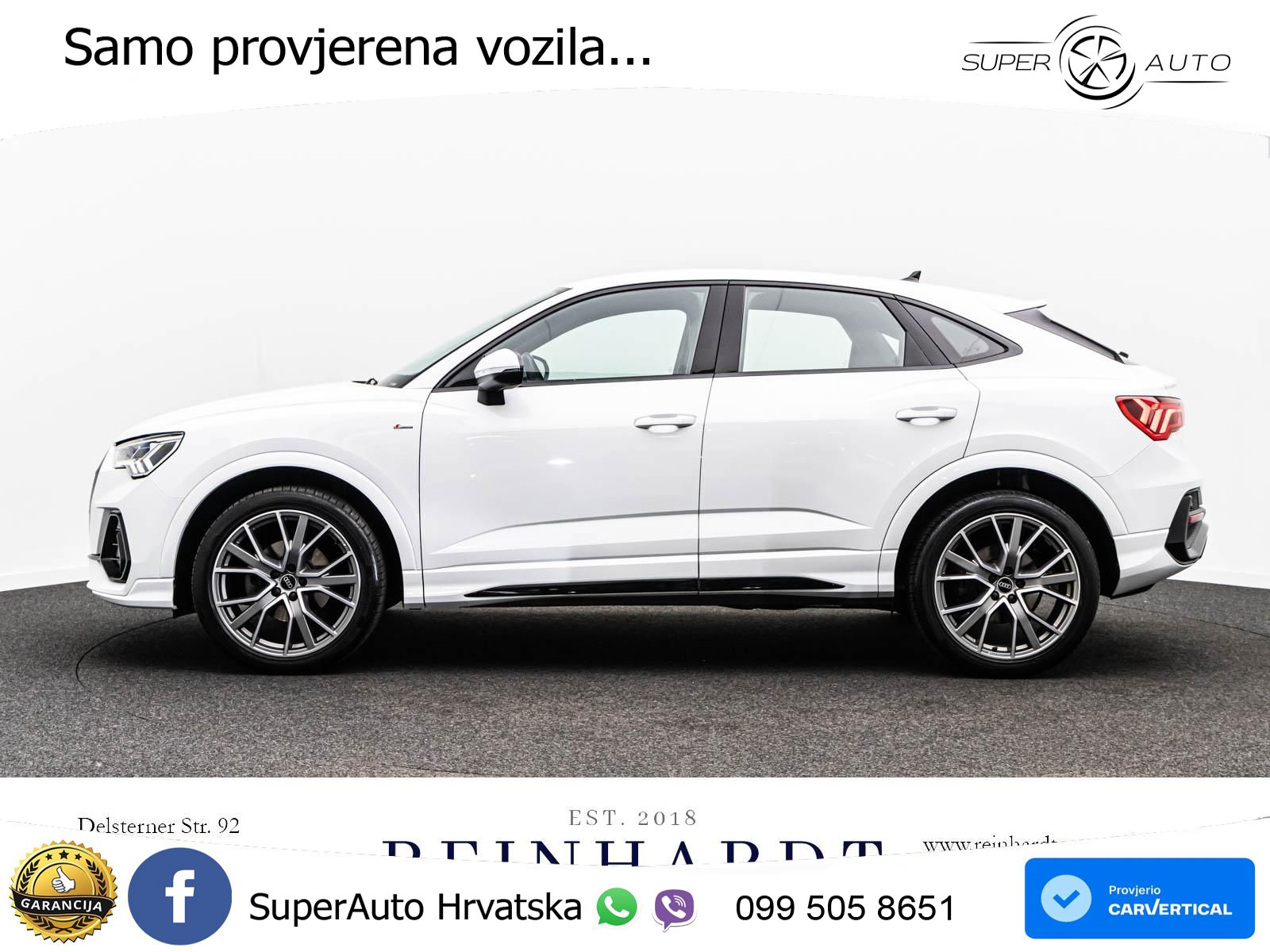Audi Q3 II Sportback 35 TFSI (150 KS) S line LED+GR SJED+ACC