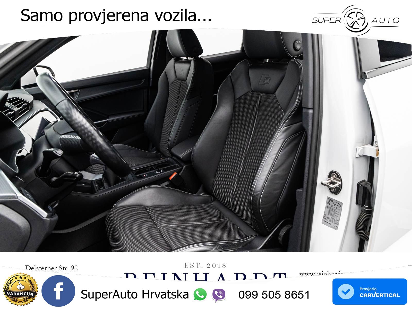 Audi Q3 II Sportback 35 TFSI (150 KS) S line LED+GR SJED+ACC