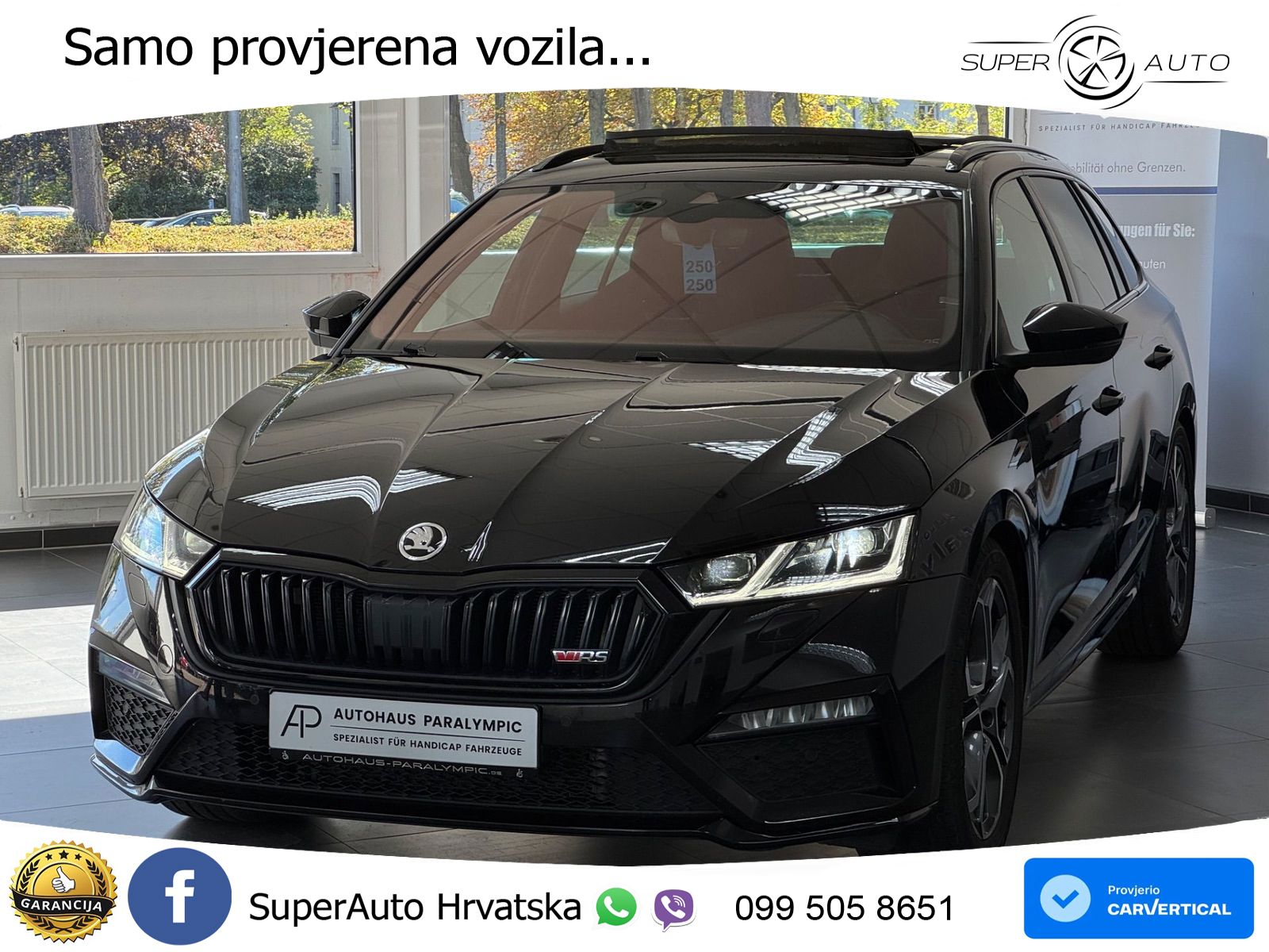 Škoda Octavia Combi RS 2.0 TSI (245 KS) DSG